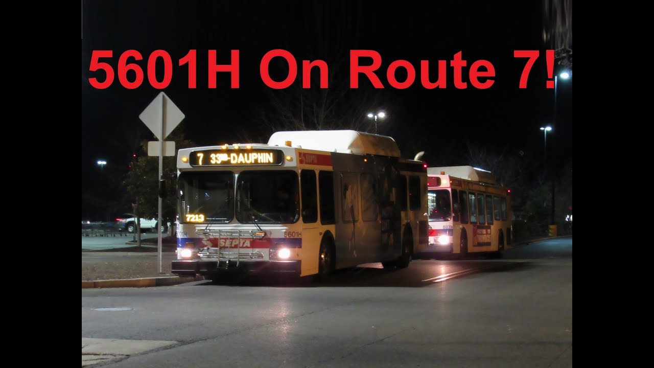 NeoplanDude | SEPTA 2002 New Flyer DE40LF #5601H On Route 7, To Pier 70!