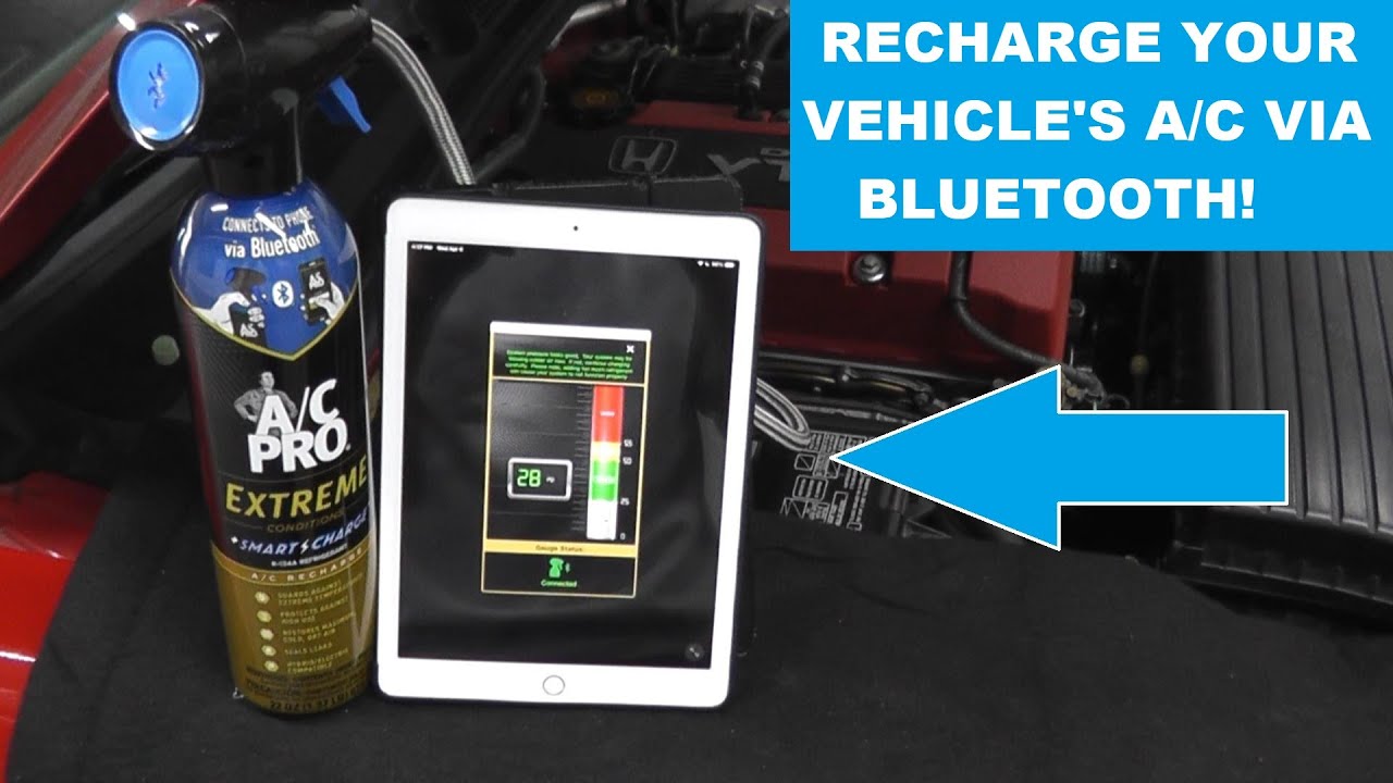 Is Your Vehicle's A/C Blowing Warm Air? | How to Recharge Your Vehicle's A/C with Bluetooth!