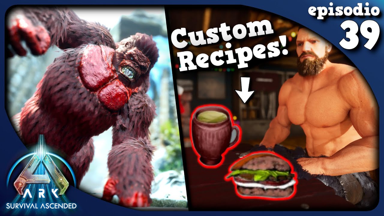 CIBO PERSONALIZZATO e BATTAGLIA con MEGAPITHECUS ALFA ! - Ark Survival Ascended | The Island | EP.39
