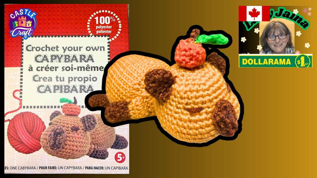 Dollarama Crochet Kit Review | Crochet your own Capybara  | 2026