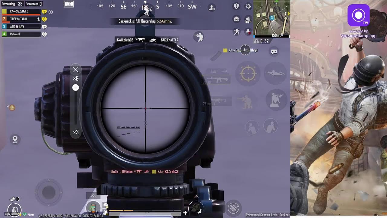 Aziz is Live Bgmi Gameplays Concrete Lobby 🎯