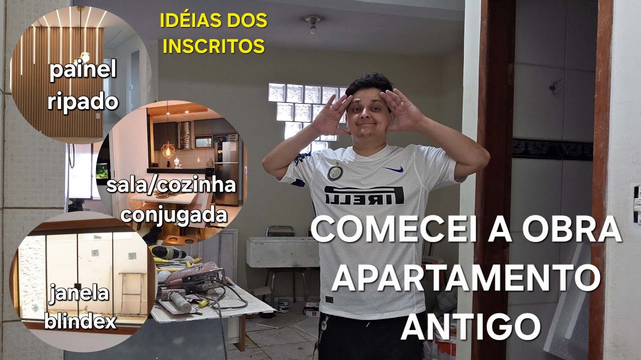 INÍCIO DA OBRA NO APARTAMENTO ANTIGO VÁRIOS PROBLEMAS PARA RESOLVER PARTE 2