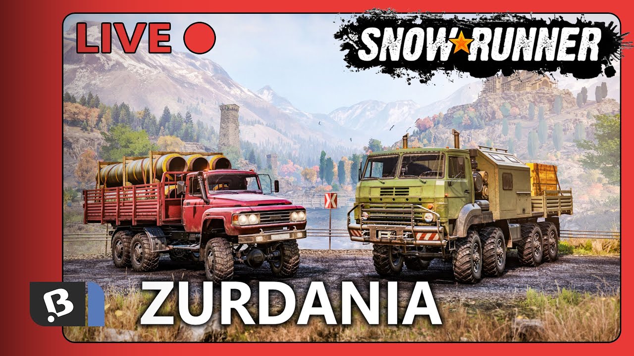Live 🔴 | Nová mapa - odstraňujeme závaly !! | Snowrunner #84 - Zurdania