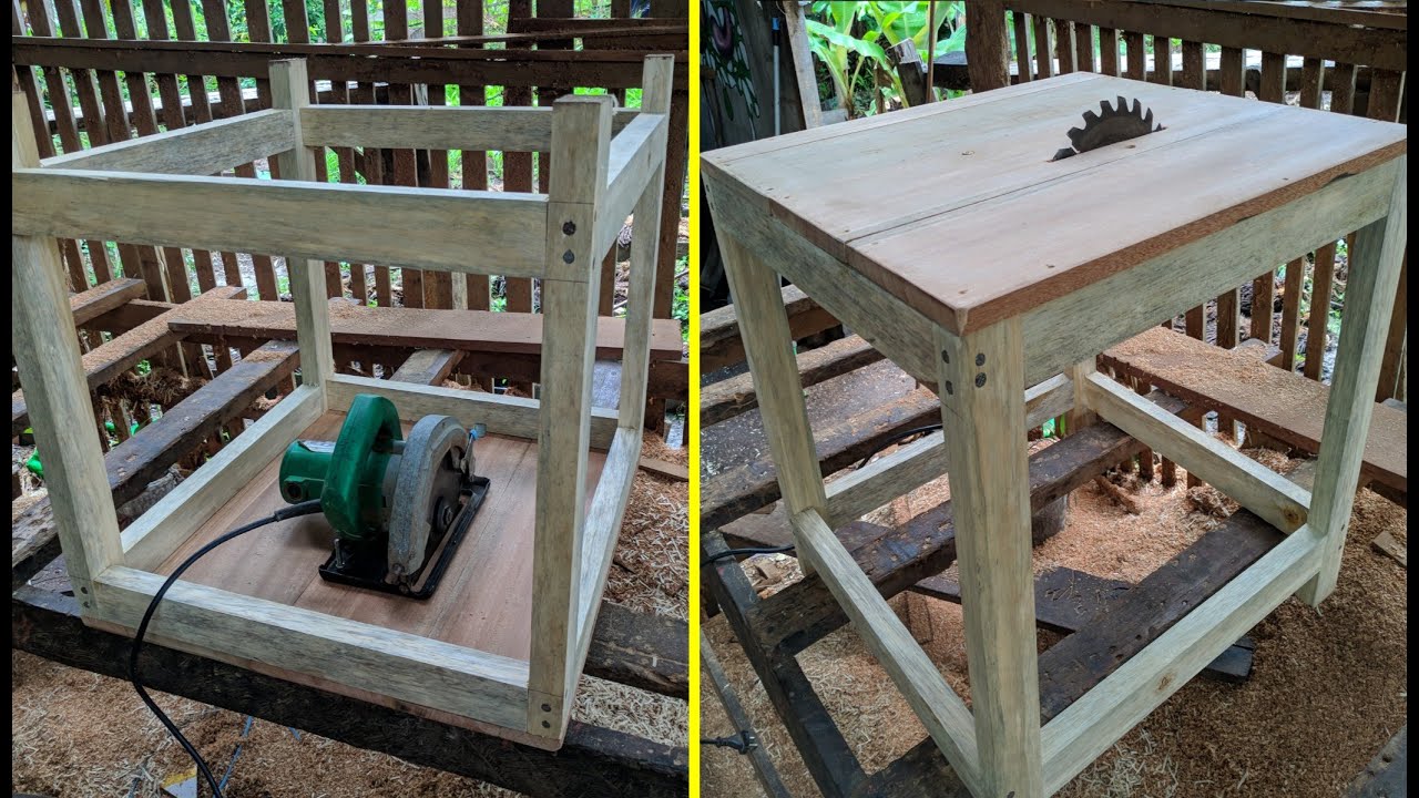 Tukang ini membuat meja Table Saw mini || Circular Saw