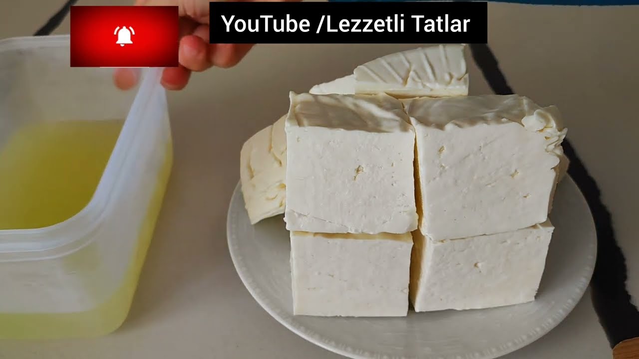 Şirden Mayalı Olgunlaştırılmış Beyaz Peynir Tarifi ✅ Yine Tek Videoda Muhteşem Tarifler 👌