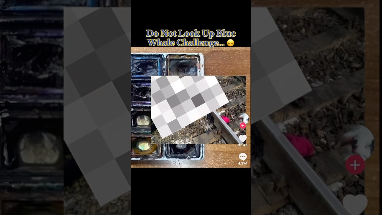 Whatever You Do, Don&rsquo;t Look Up &ldquo;Blue Whale Challenge&rdquo;&hellip; 😔 #sad