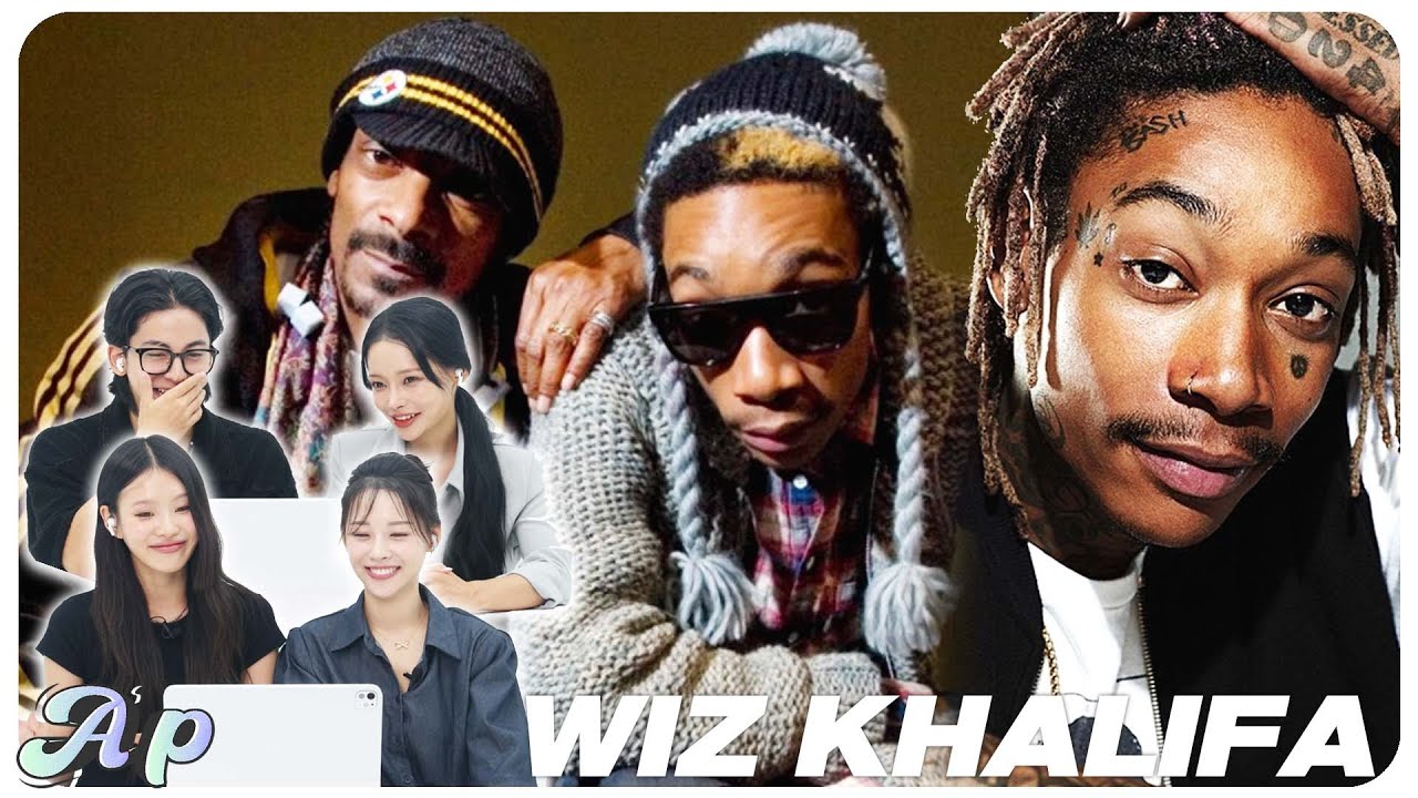 Смотрите, как корейские артисты реагируют на клипы Wiz Khalifa - рэпера, известного своими хитами
