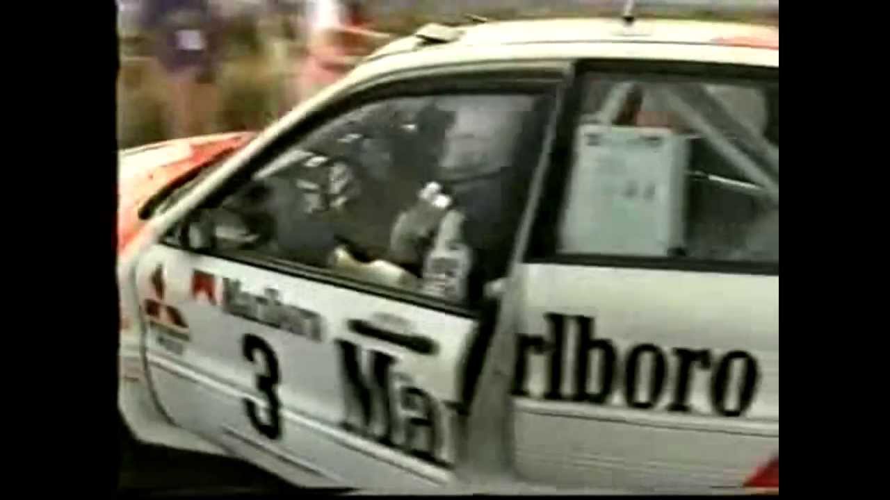 Ricardo Avero Mitsubishi Galant VR4 Ralliart Canarias Rally Group A Marlboro Pure Engine Sound