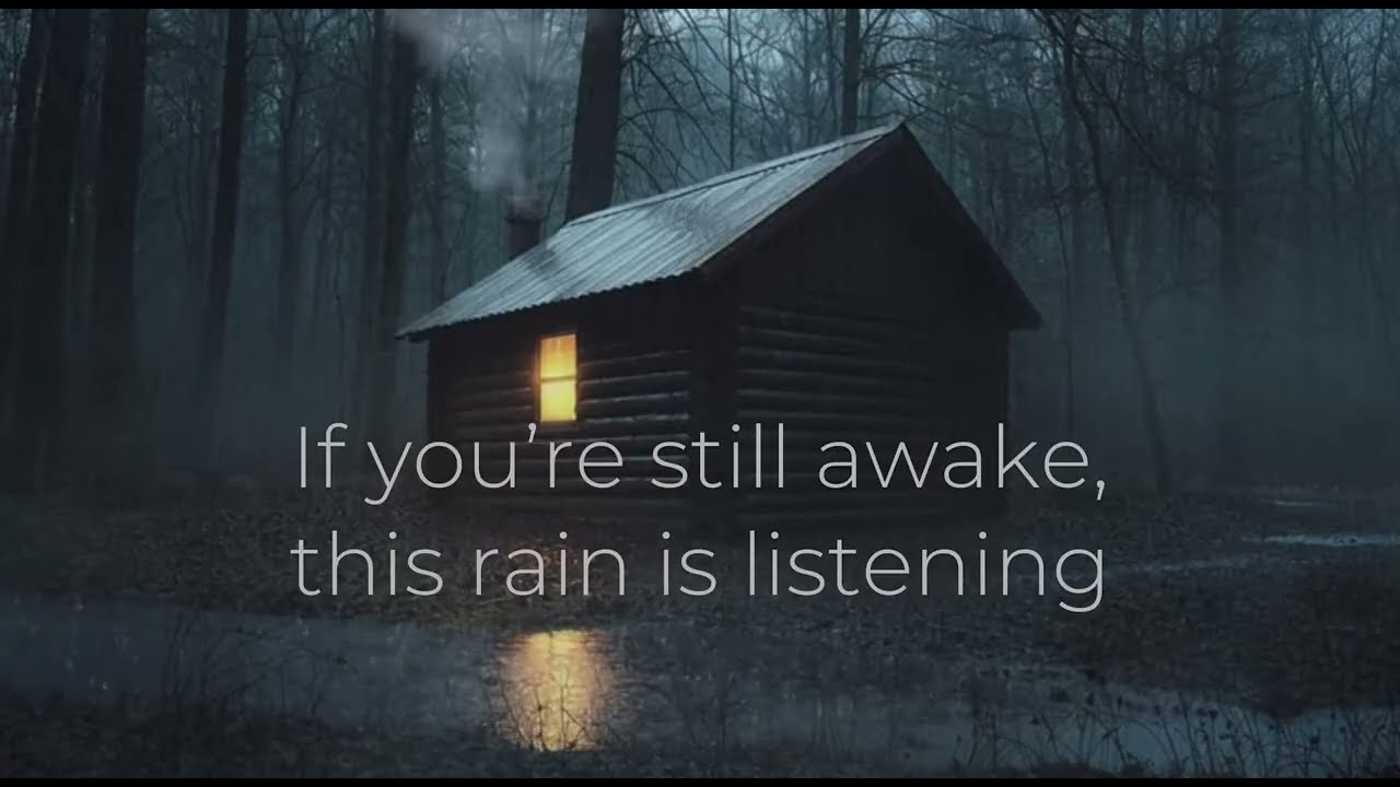 Some Nights, the Rain Is the Only Thing That Listens. #asmrforinsomnia #sleeplessnights #ASMRrain