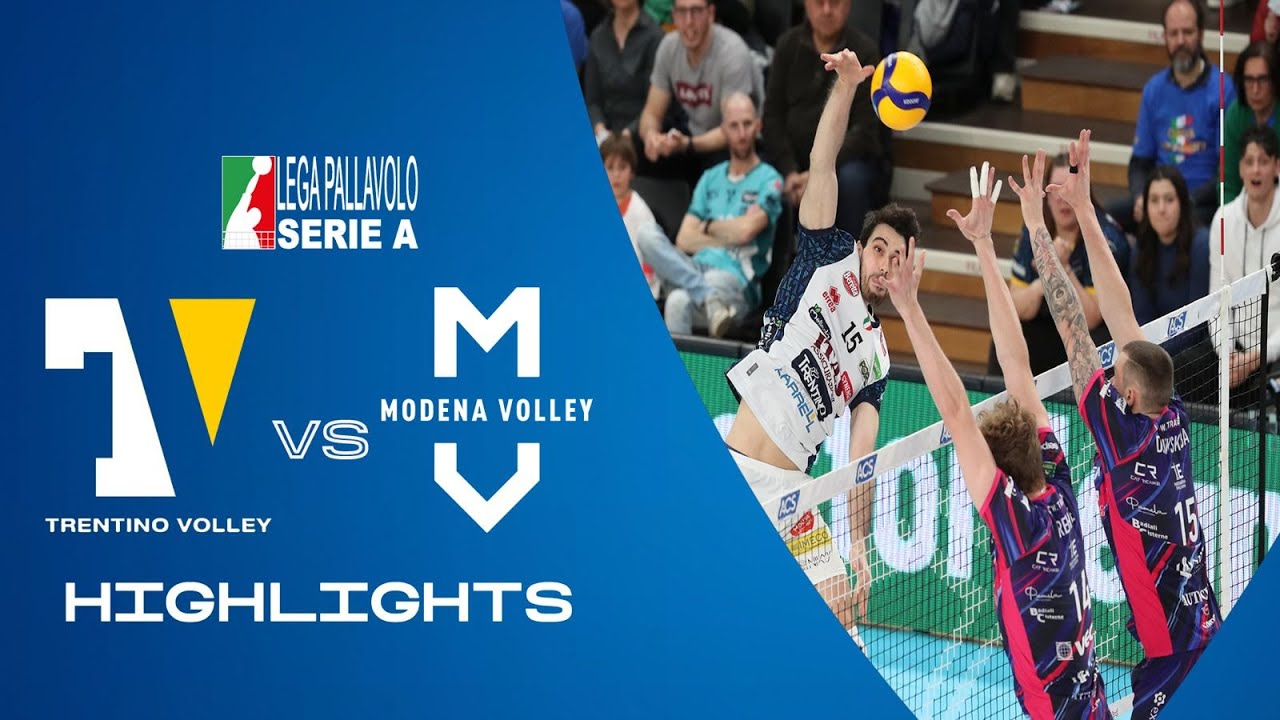 Trentino vs. Modena | Highlights | Superlega | 20a Giornata