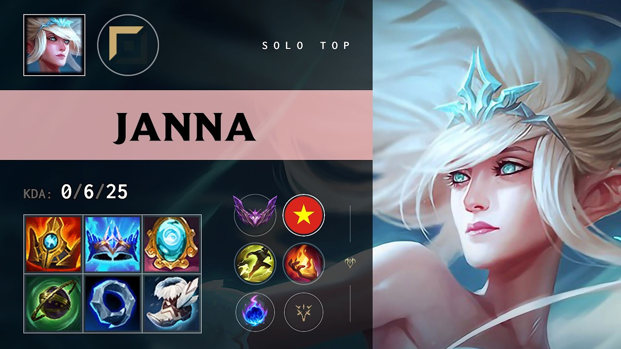 Janna Top vs Aatrox - VN Master Patch 26.11