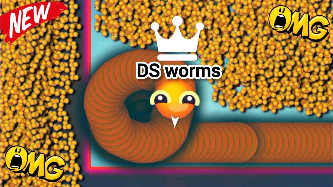 😱 I reached new score 90,000++ points in snake io gameplay🐍 New skin glow snake 🐍DS worms