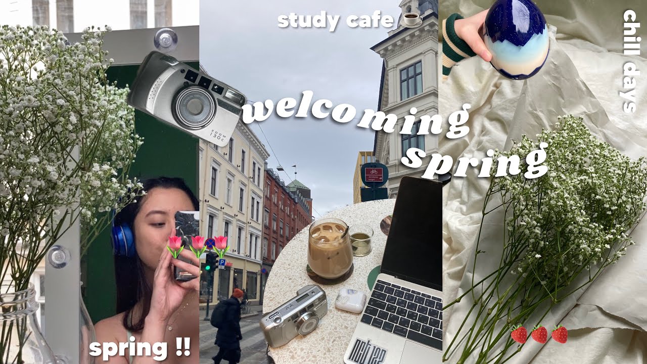 living in oslo | welcoming spring, cafe stops, & new film babyy!!