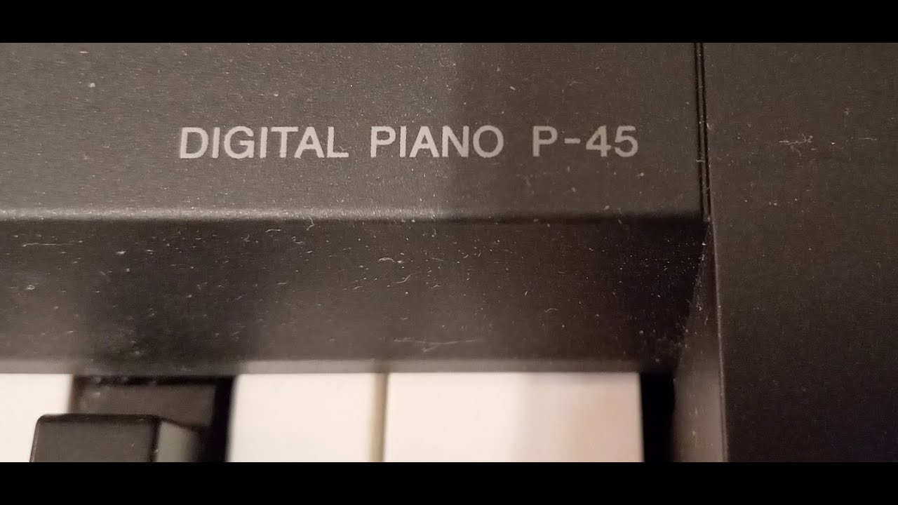 YAMAHA DIGITAL PIANO P 45 repair