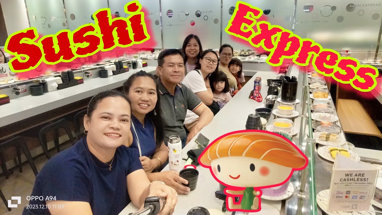 LUNCH@SUSHI EXPRESS || Anniversary Treat | Esay B Vlog