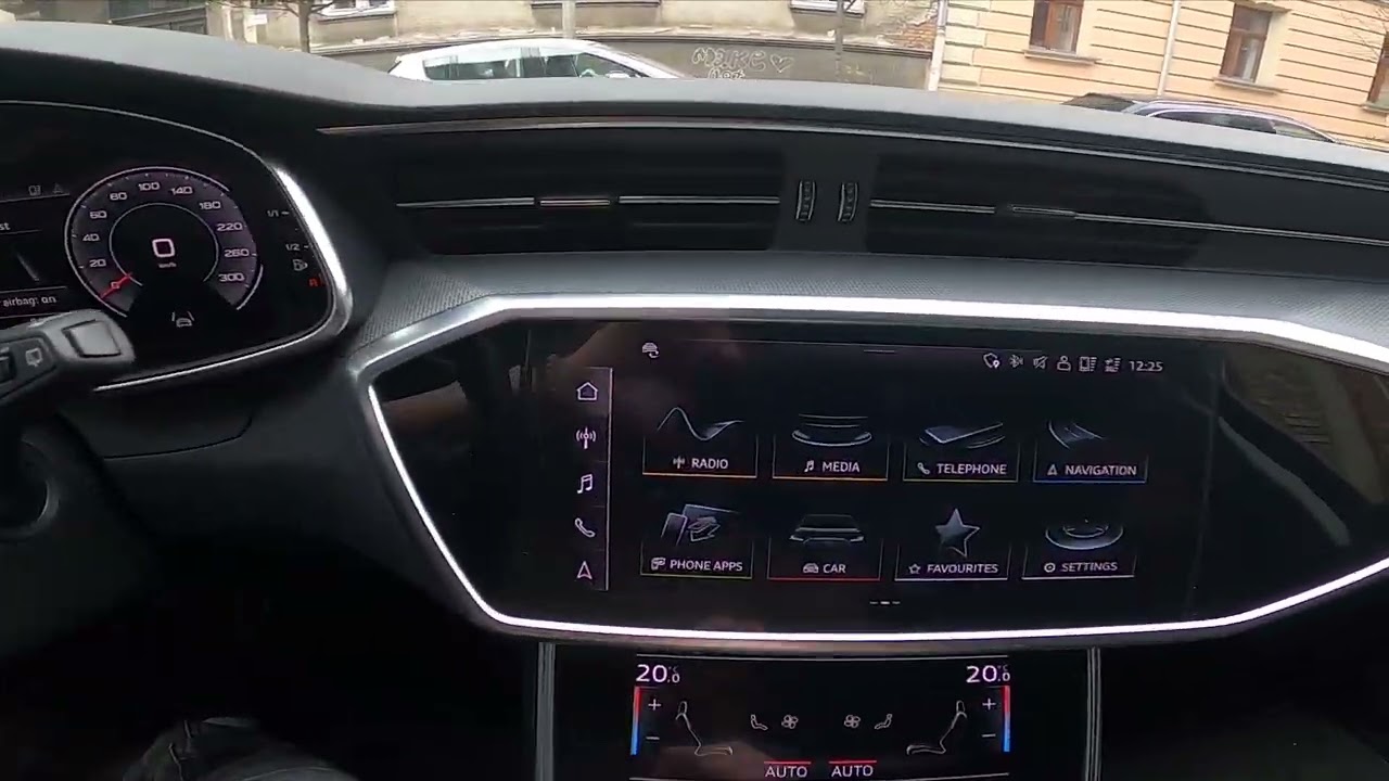How to Enable or Disable Air Suspension for Wheel Change in Audi A6 C8 ( 2018 - now )