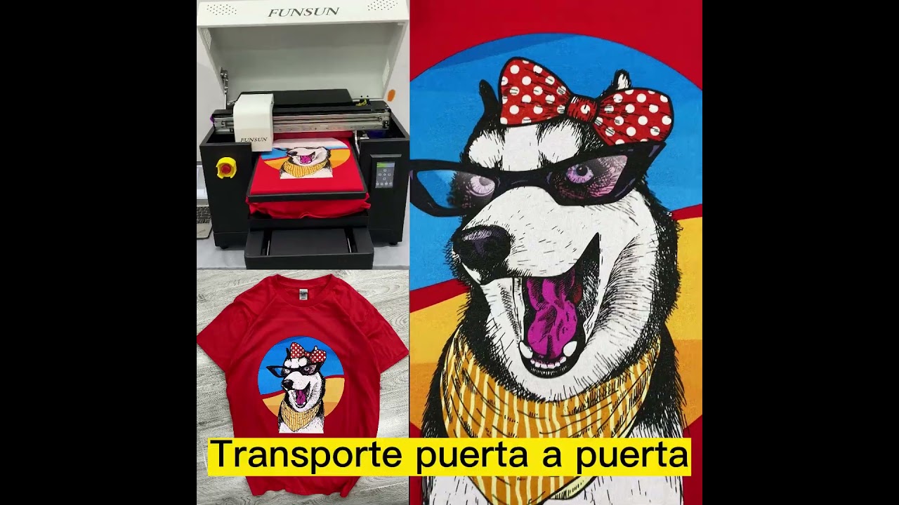 1 impresora todo color camiseta impresi&oacute;n directa，0.2$ impresi&oacute;n costo/t-shirt