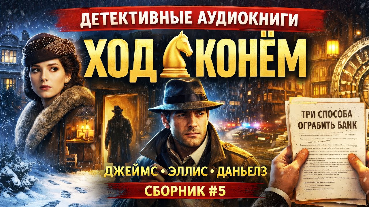 ХОД КОНЁМ | Детективный сборник #5 | Аудиокнига (Рассказы) | Звуки Книги