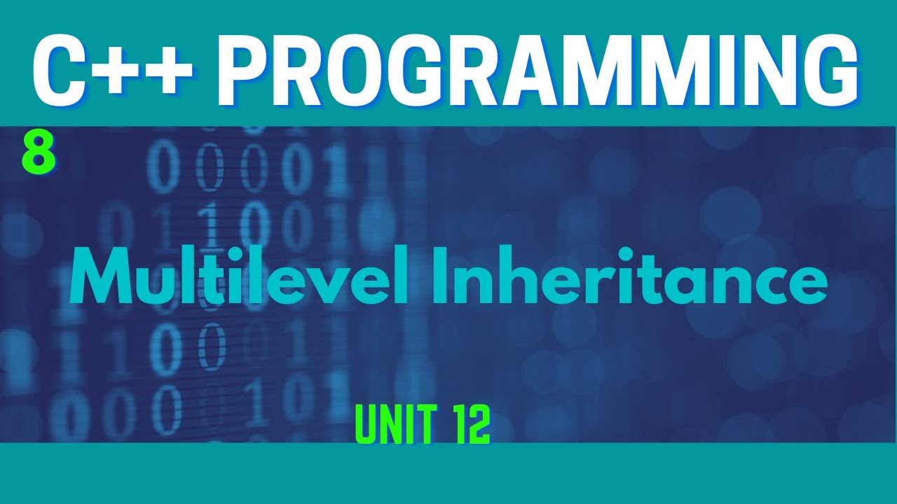 Multilevel Inheritance in C++(Urdu/Hindi)