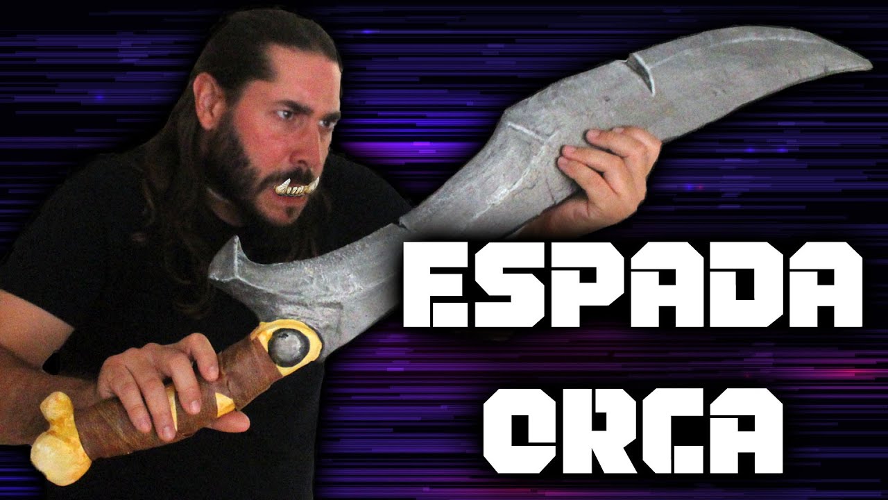 ESPADA ORCA / POST APOCALÍPTICA - Como hacer desde cero - Larp / Softcombat / Cosplay