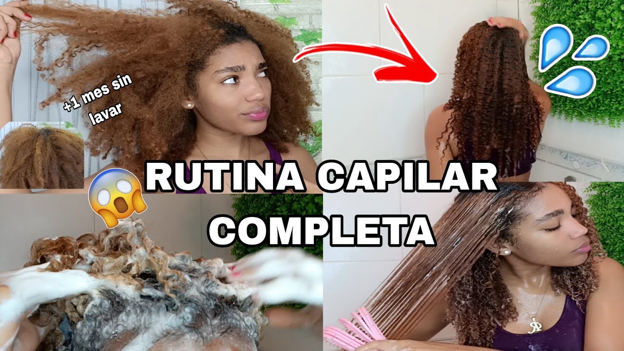 CUIDADO, LAVADO Y DEFINICIÓN PELO AFRO RIZADO| RUTINA CAPILAR COMPLETA| Rachell Santos
