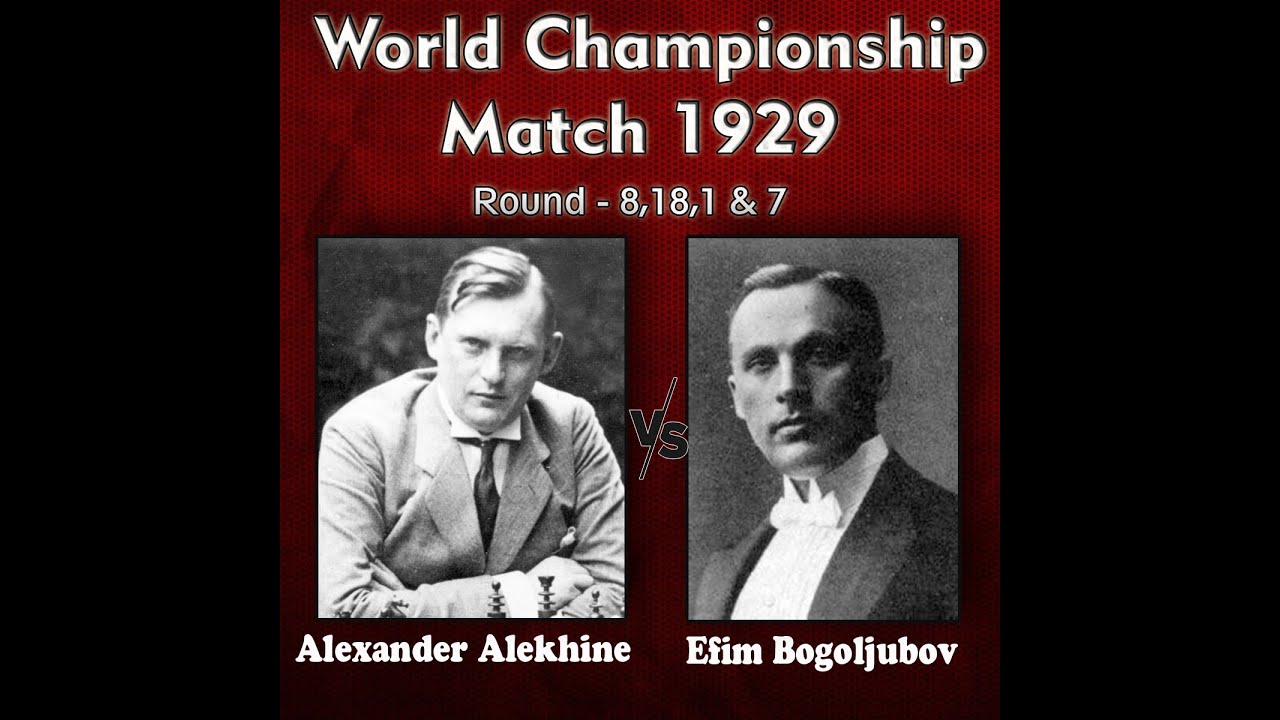 Alekhine - Bogoljubov World Championship Match | Rd 8,18,1 and 7 | Best Games