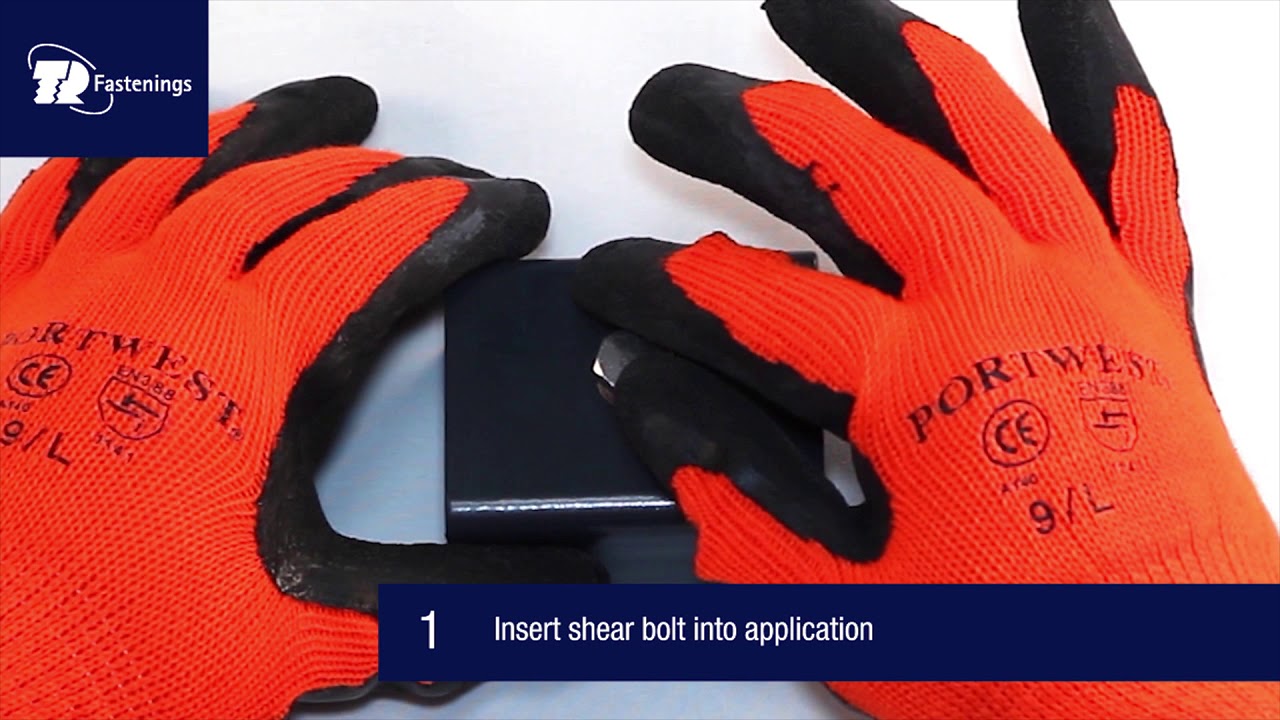 TR Security Fasteners - Shear Bolt Installation