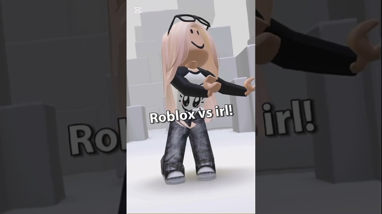 Roblox kontra prawdziwy świat!😝//vanillaa #roblox