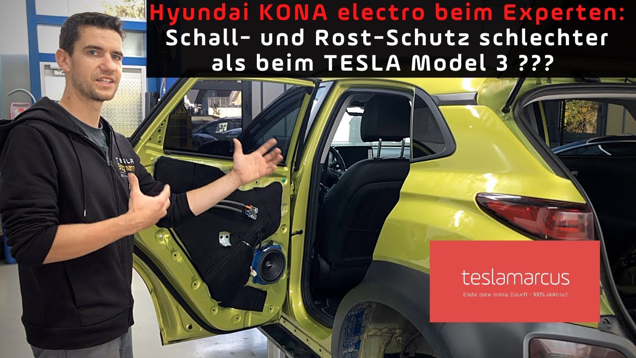 Hyundai KONA electro: Wie gut/schlecht ist der Schall- und Rost-Schutz im Vergleich zu TESLA?