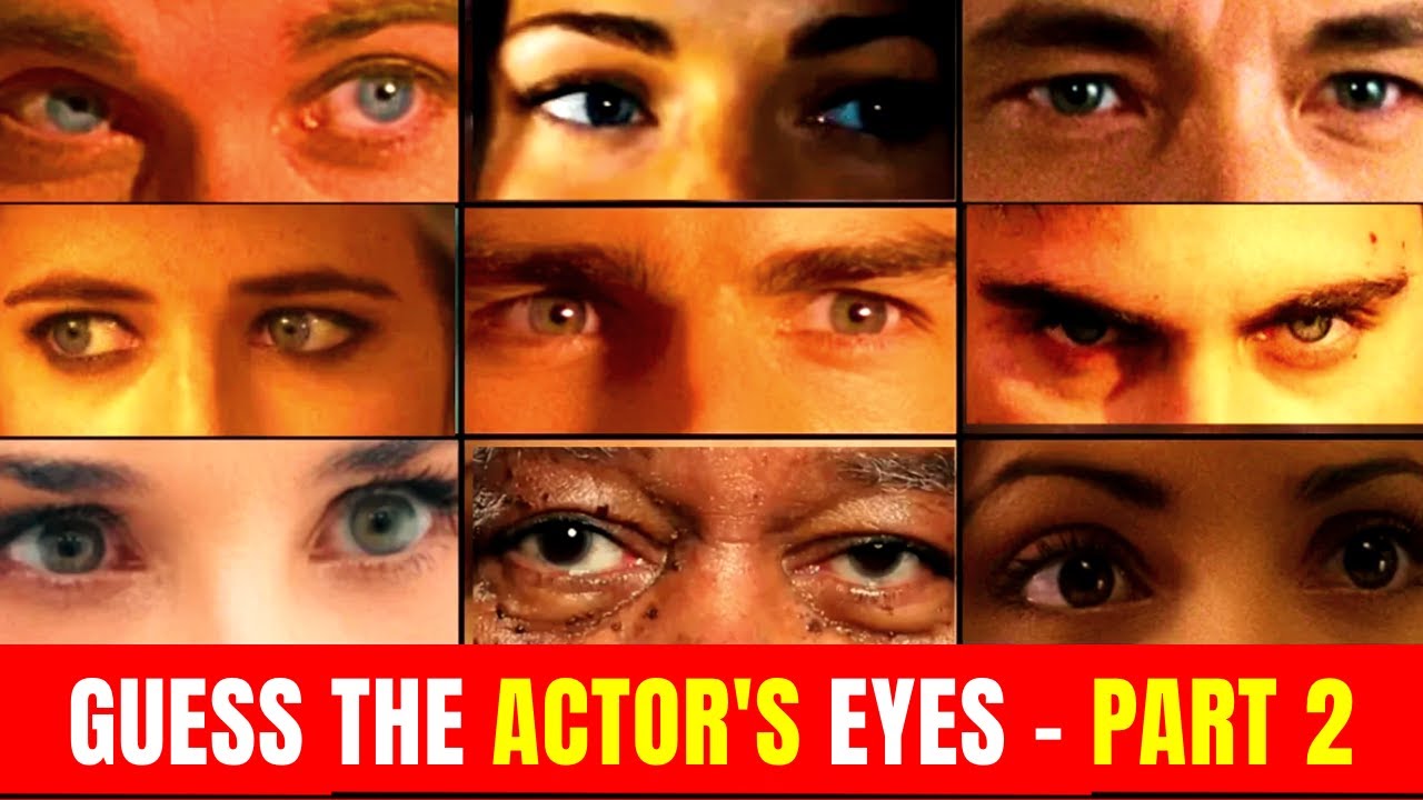 Can You Guess 100 Actors Just From Their EYES? Ultimate Actors Challenge!