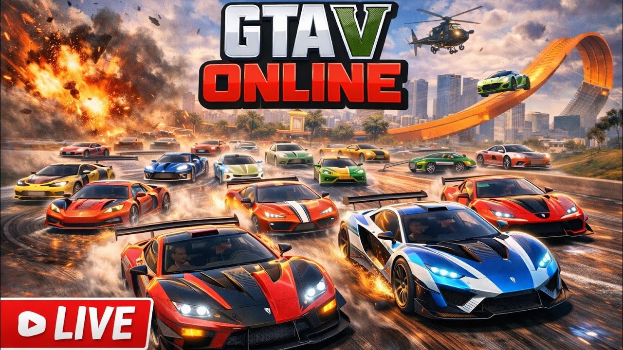 GTA V Online - Race(corrida)🏁 🔴 PS5 🔴