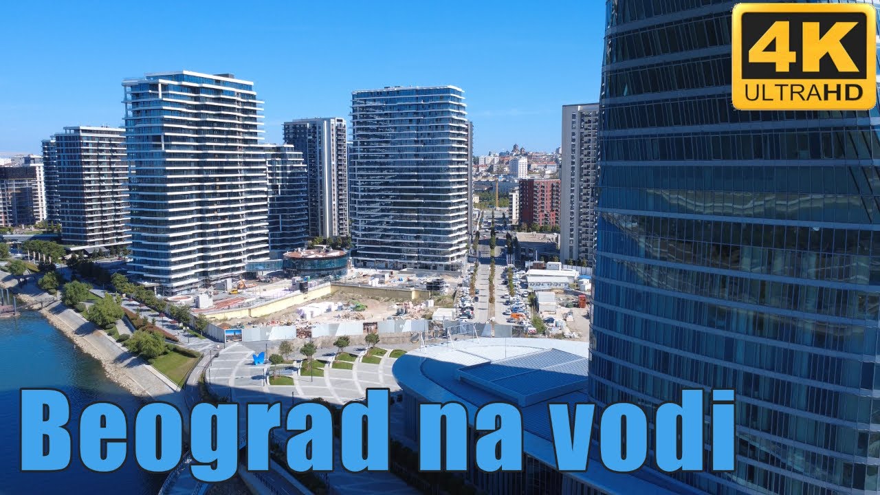 Beograd na vodi - dron snimak (Do vrha kule, BW Perla, Riviera, Bella, Dolce, Bonaca)