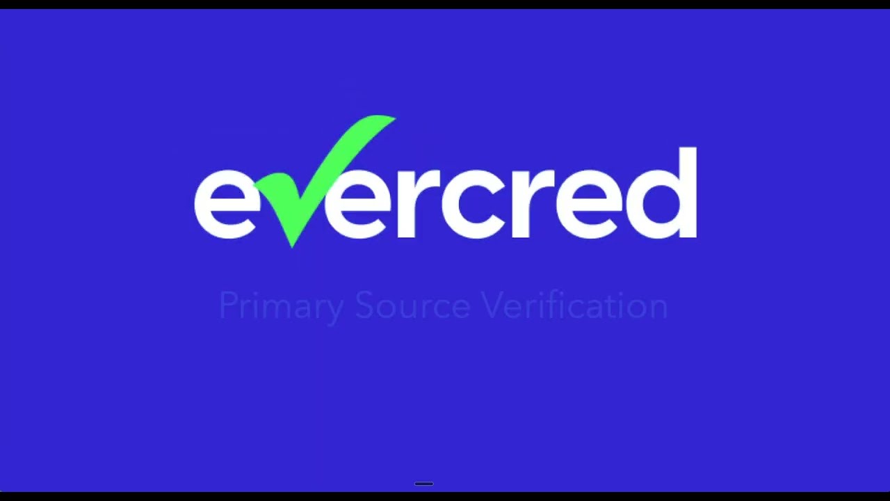 Manual Primary Source Verification in Evercred