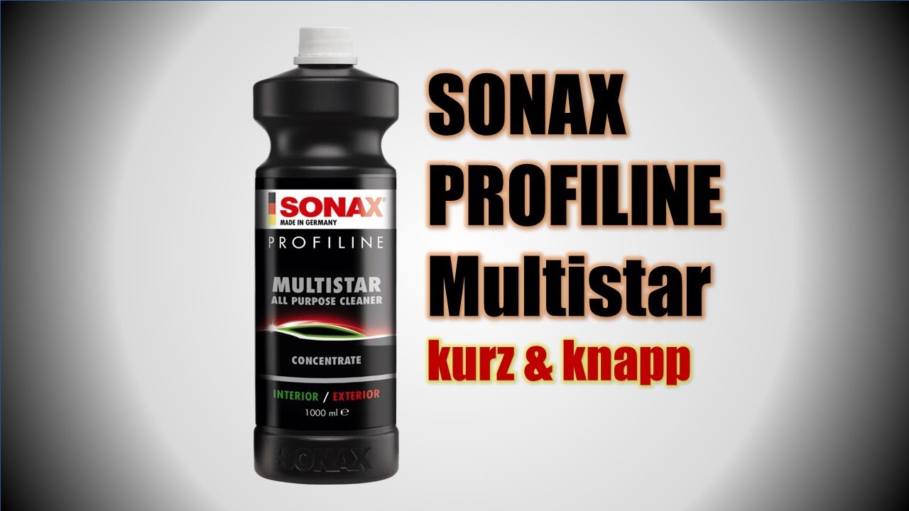 SONAX PROFILINE Multistar Allzweckreiniger-Konzentrat (APC) kurz und knapp erklärt #SONAXschweiz🇨🇭
