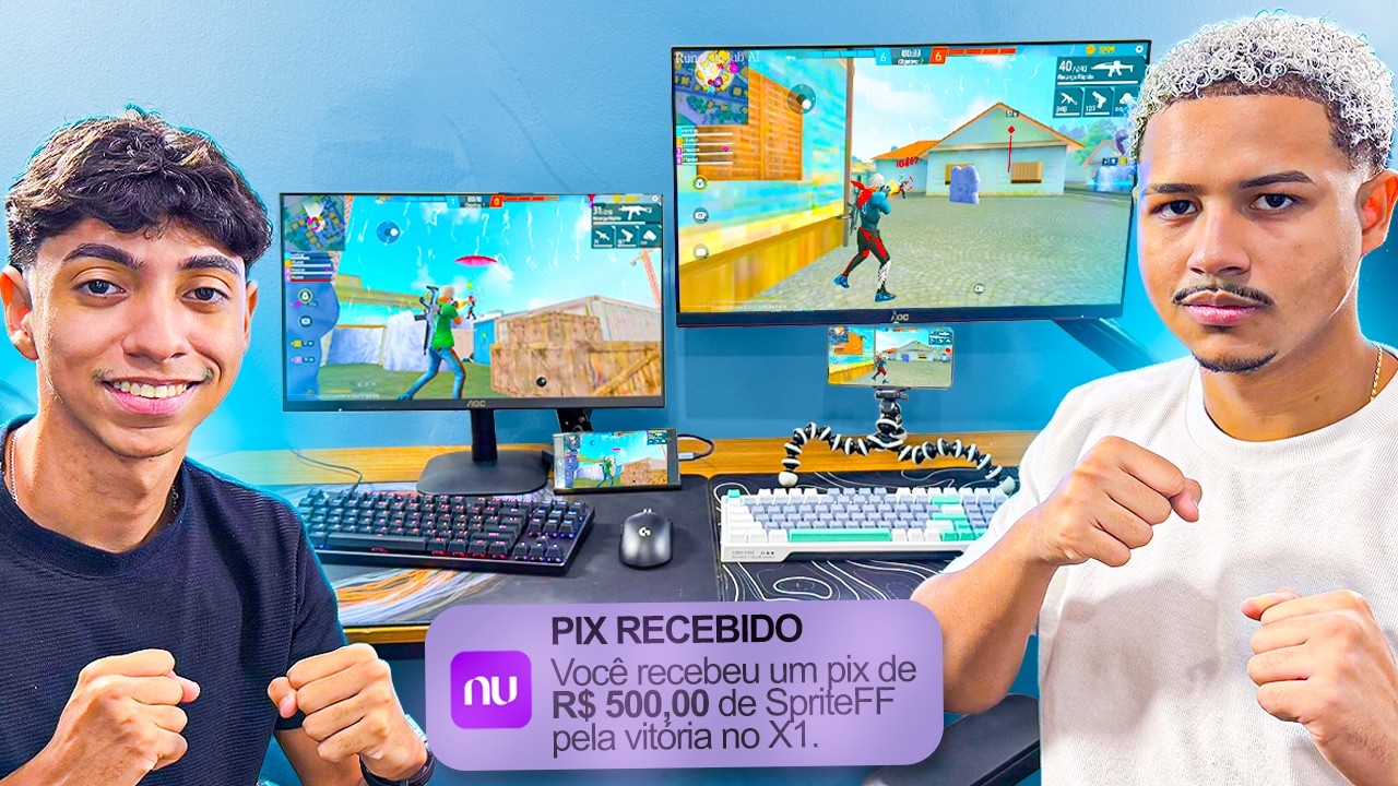 A MELHOR DUO DO MOBILADOR JOGANDO X1 APOSTADO! PHZIN X SPRITE
