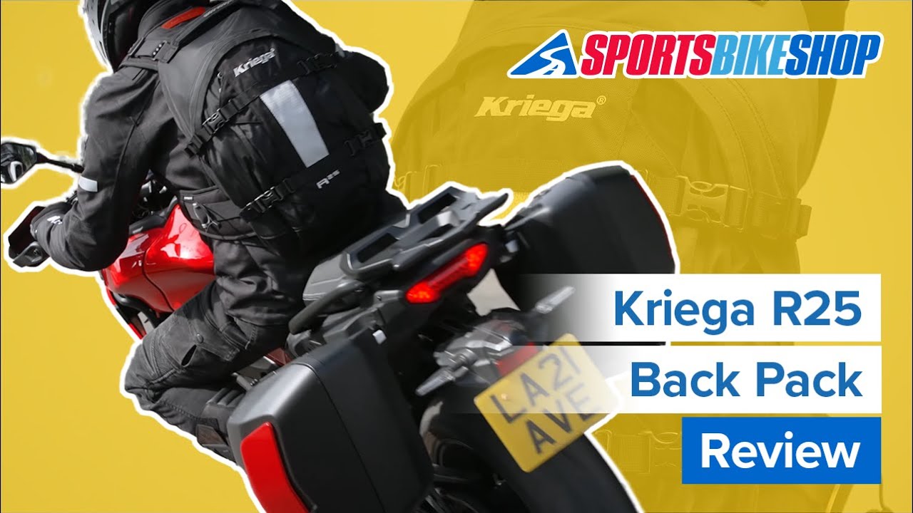 Обзор мотоциклетного рюкзака Kriega R25 — Sportsbikeshop