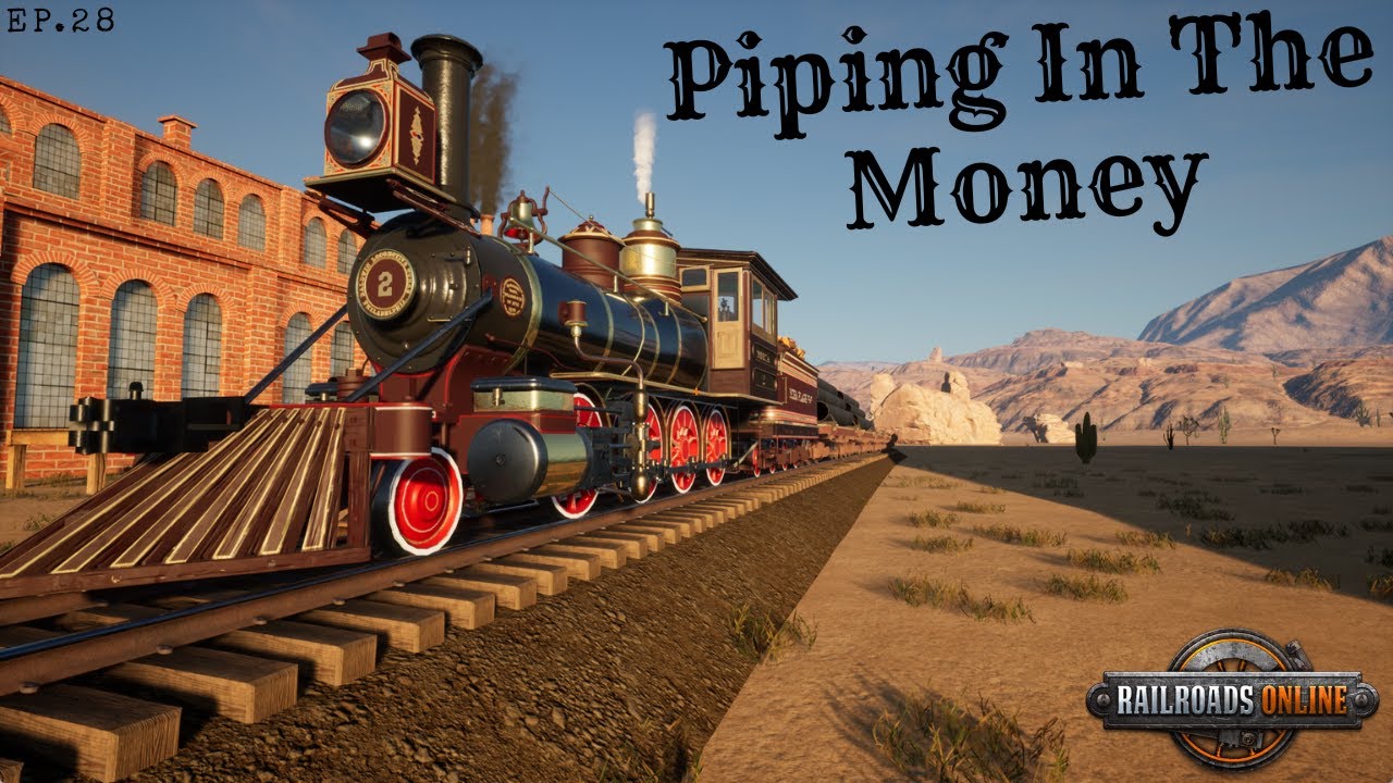 В онлайн-игре RailRoads Online происходит переправа денег через каналы связи! Mesa Plains, эпизод...