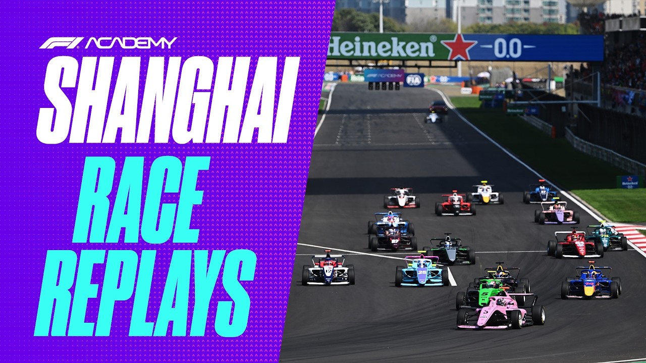 Shanghai Race Replays | F1 ACADEMY