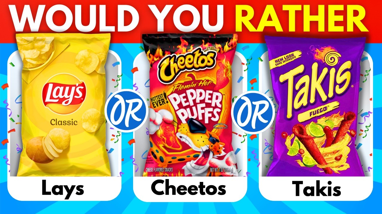 Would You Rather...? FOOD Edition 🍔🍕