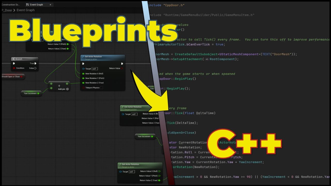 From Blueprints to C++ in Unreal Engine (Beginner Tutorial)