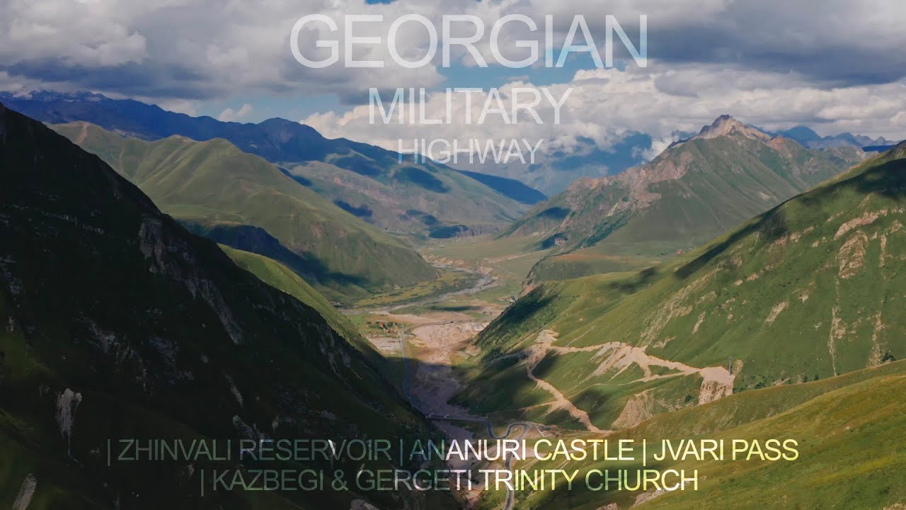 ONE DAY ON GEORGIAN MILITARY HIGHWAY | Zhinvali, Ananuri, Jvari pass, Kazbegi & Gergeti church