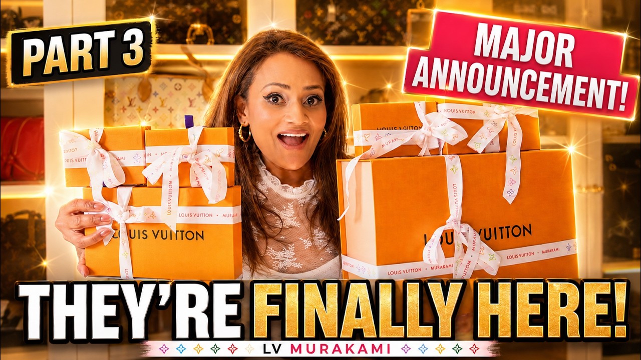 2026 EPIC LOUIS VUITTON TAKASHI MURAKAMI WHITE MULTICOLOR HAUL PART 3 & I HAVE A MAJOR ANNOUNCEMENT!