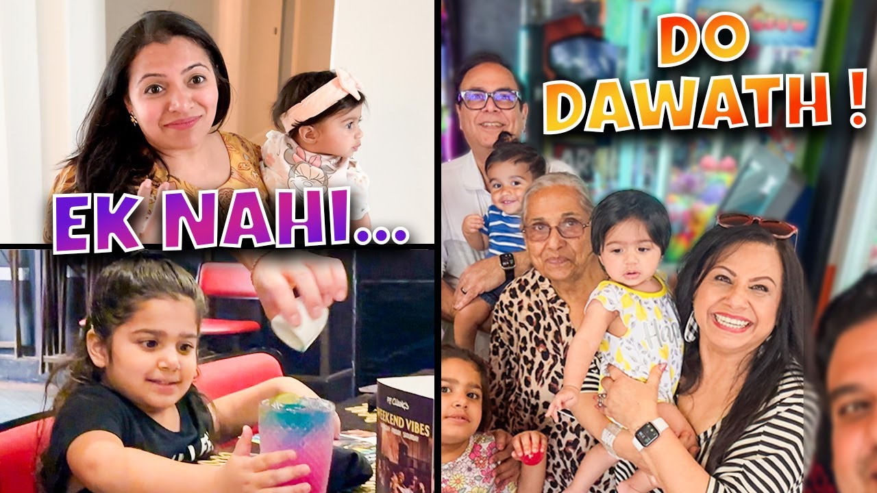 2 Dawath 🥰 Ek Sasural Walon ki Taraf Se are Ek Humari Taraf Se Guria aur Baby ke Liye🎈Daily VLOG 62