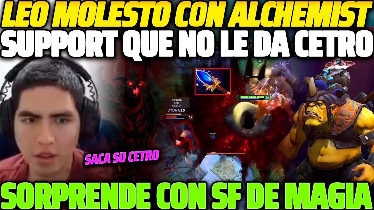 😲 SORPRENDE CON SF DE MAGIA 😲 LEOSTYLE MOLESTO CON ALCHE SUPPORT QUE NO LE DA CETRO, SACA EL SUYO 😱