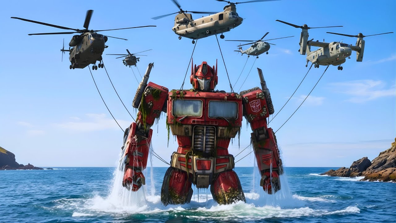We Found a GIANT Optimus Prime Robot & Restored It | Deep Sea Discovery to Full Power