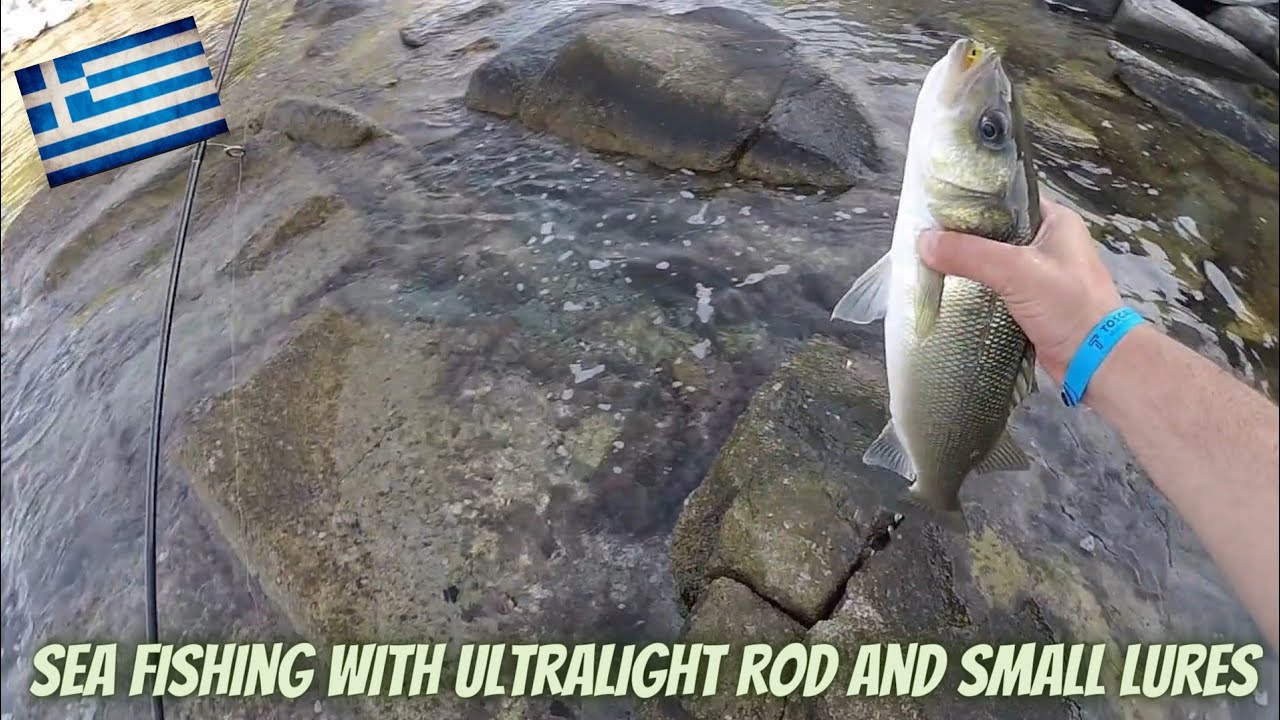 Ultralight LRF fishing with small lures in Greece 🇬🇷 