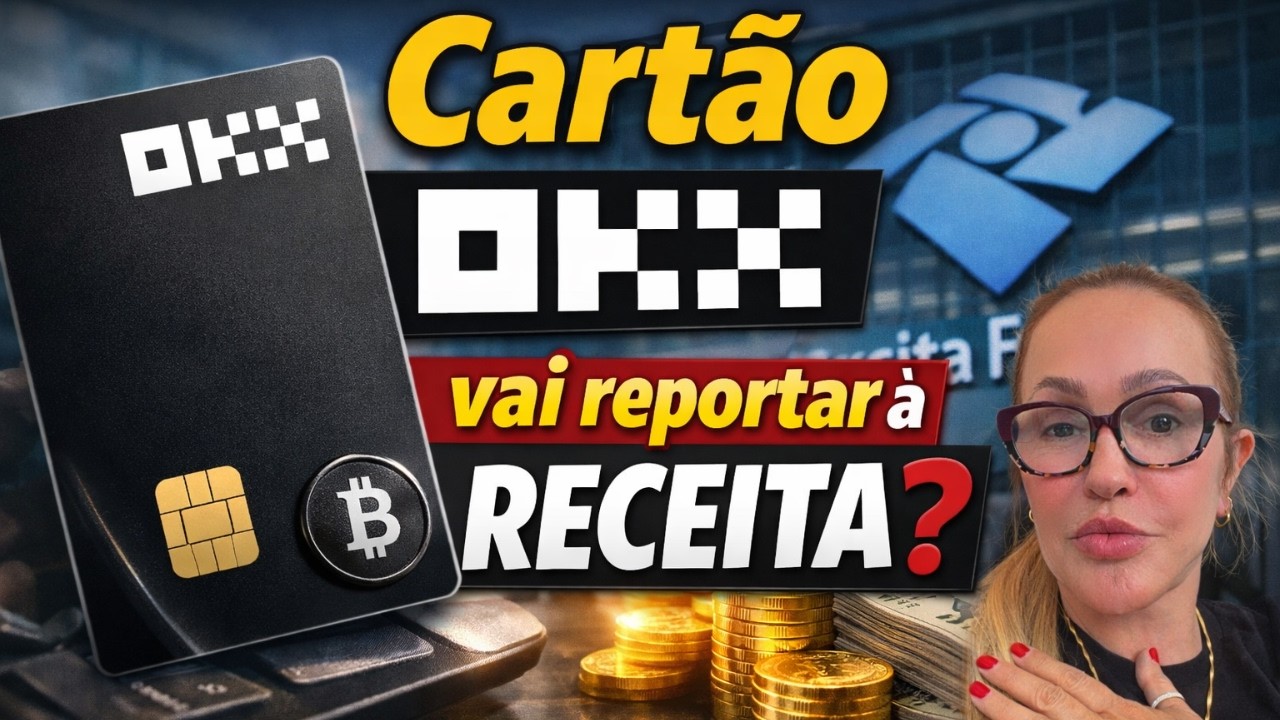 A OKX vai reportar o CART&Atilde;O para a Receita Federal na DeCripto? Veja a RESPOSTA OFICIAL da empresa