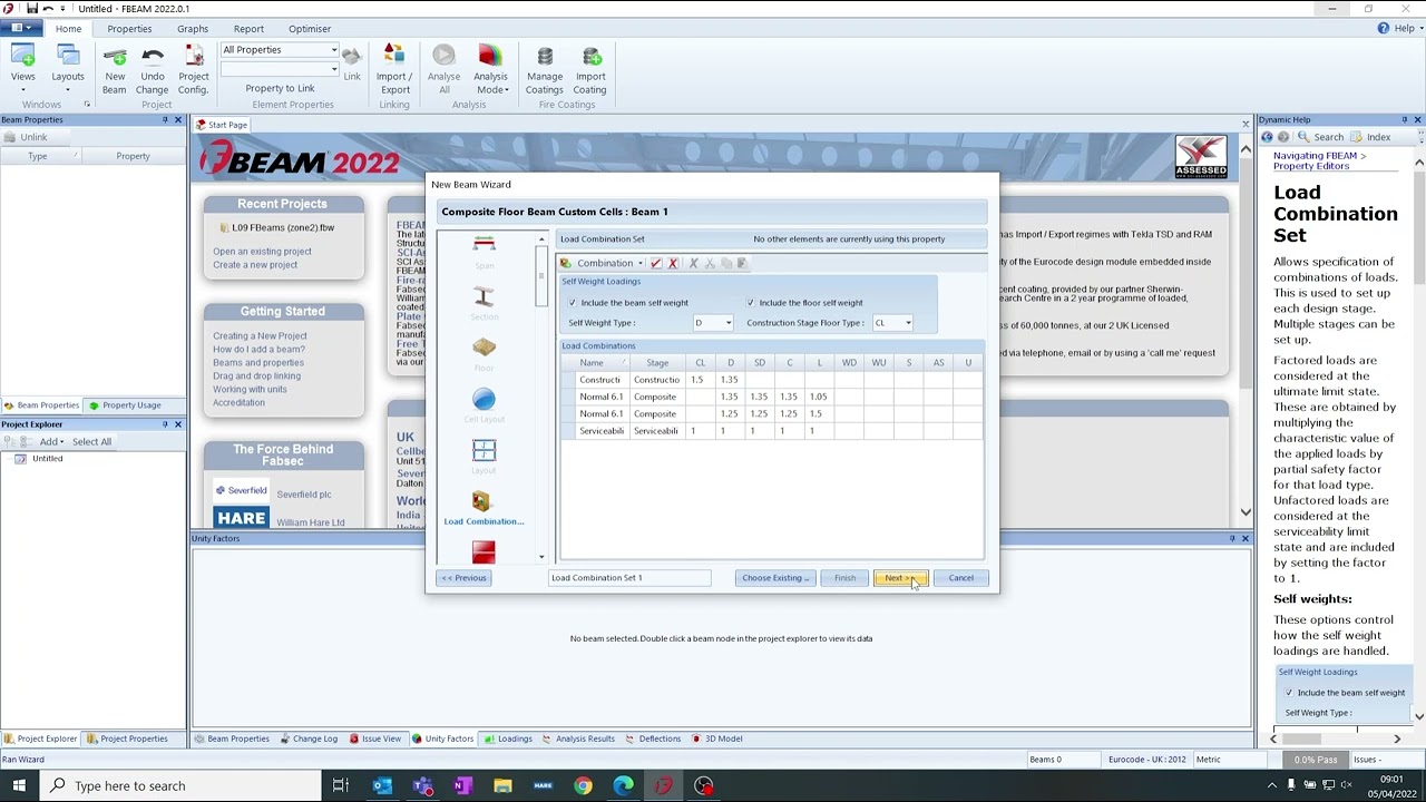 FBEAM Software Ambient Design Cellular Beam Tutorial