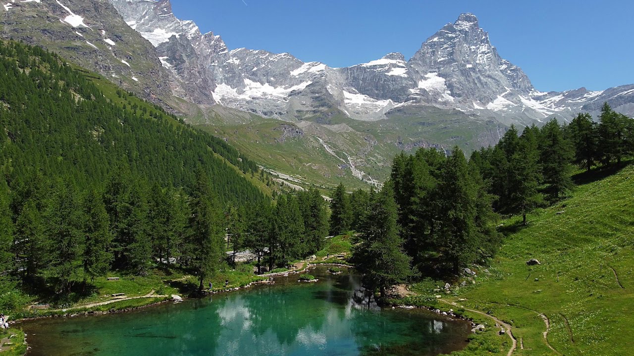 Cervinia: il lago Blu e il 