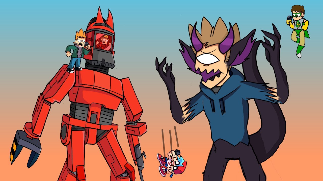 Todos los personajes de EddsWorld en FNF